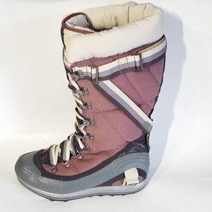 Adidas Stella Mccartney Seshat Women's Snow Boots  Size 8 Brown/Tan/Gray